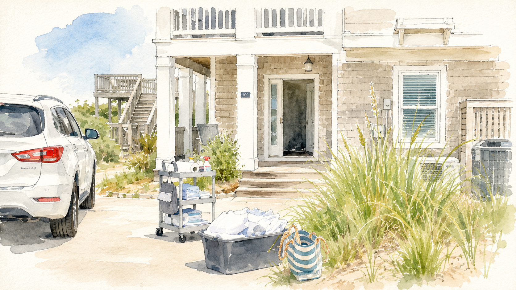 What vacation rental turnover day actually looks like in Kitty Hawk